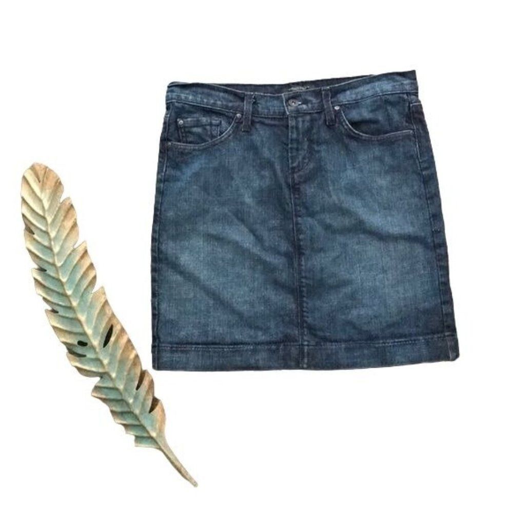 James Jeans Size 29 Classic Denim Jean Mini Skirt Medium